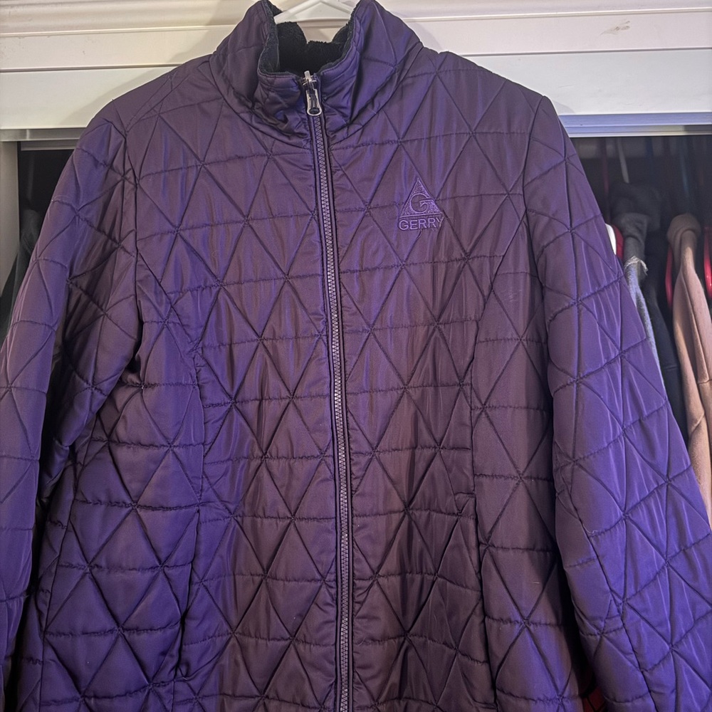 Gerry Weber Women's Plum Quilted Puffer Jacket